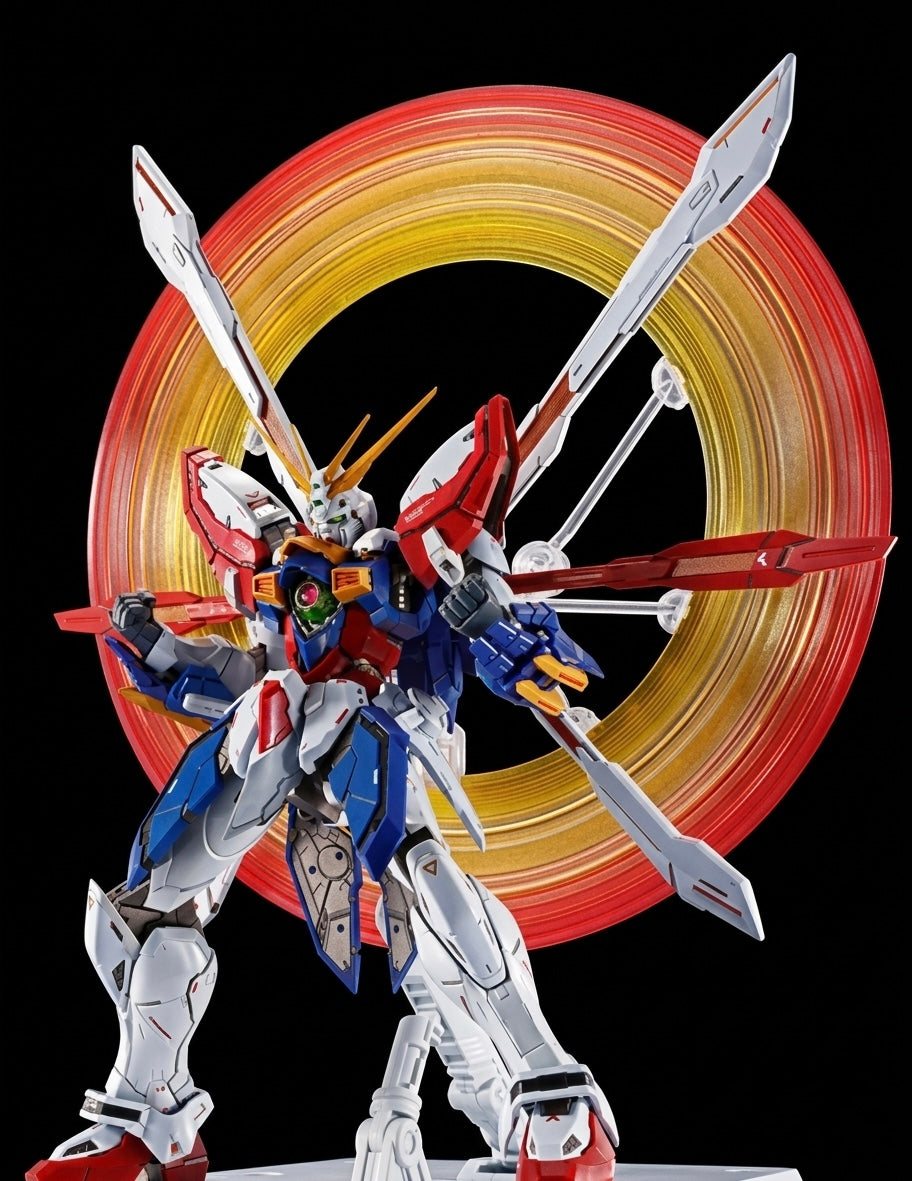 Mobile Fighter G Gundam Burning Gundam Second Metal Build Action Figure