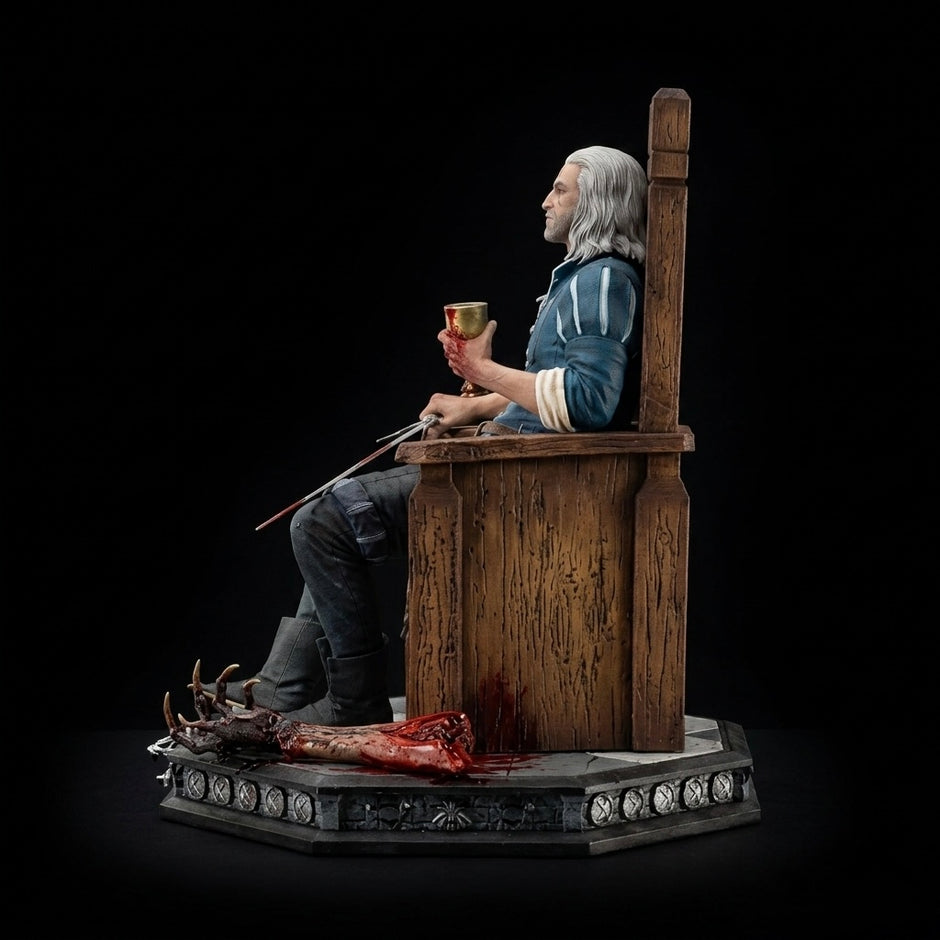 Witcher 3 Wild Hunt Geralt 1:6 Scale Resin Statue