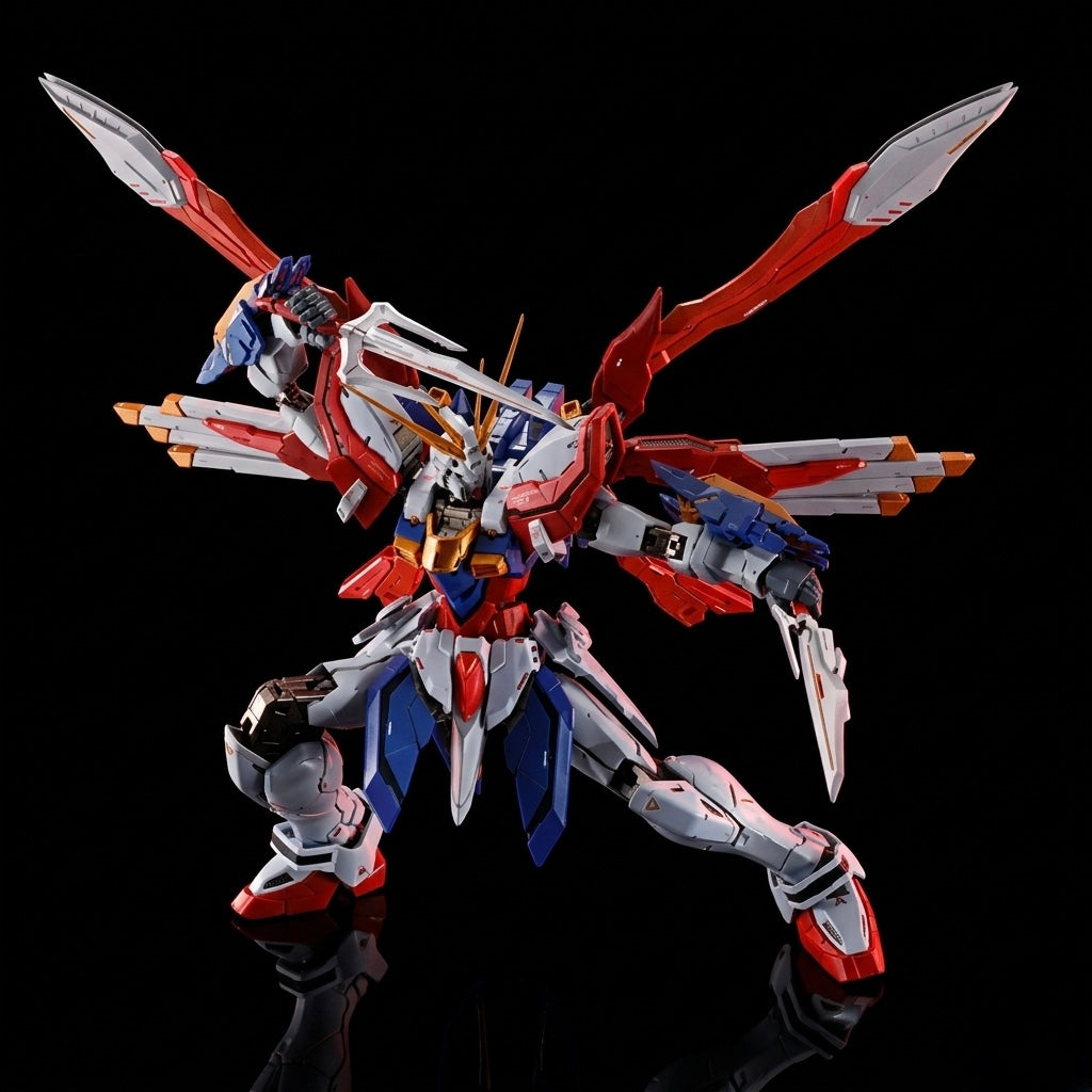 Mobile Fighter G Gundam Burning Gundam Second Metal Build Action Figure