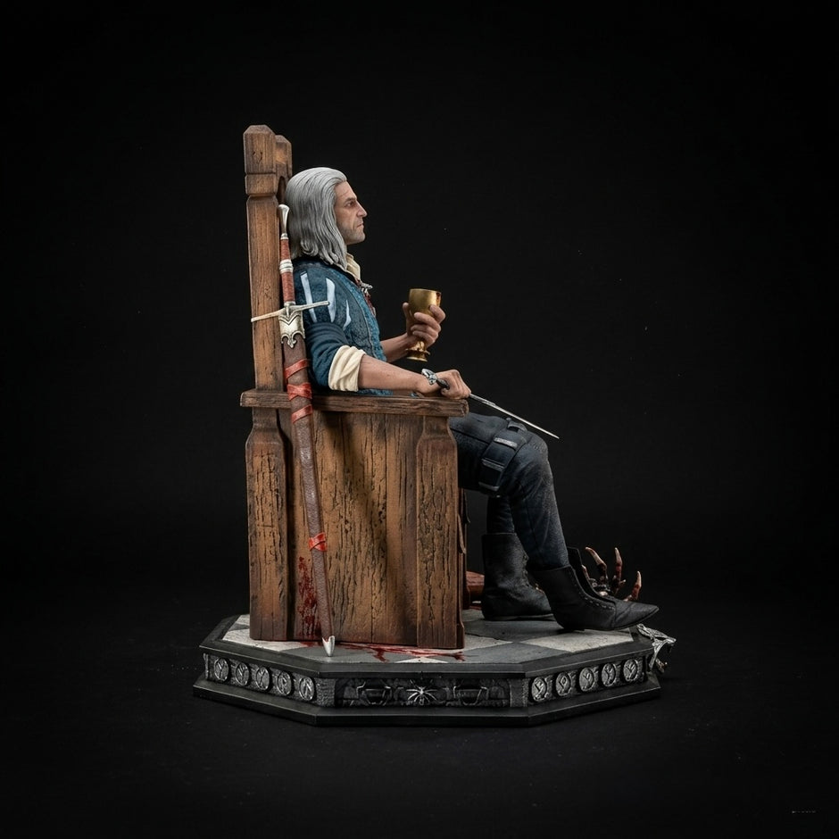 Witcher 3 Wild Hunt Geralt 1:6 Scale Resin Statue