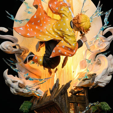 Demon Slayer Zenitsu Agatsuma Light-Up Resin 1:5 Scale Statue