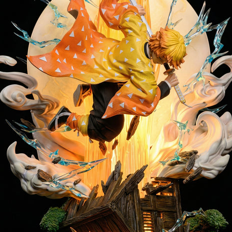 Demon Slayer Zenitsu Agatsuma Light-Up Resin 1:5 Scale Statue