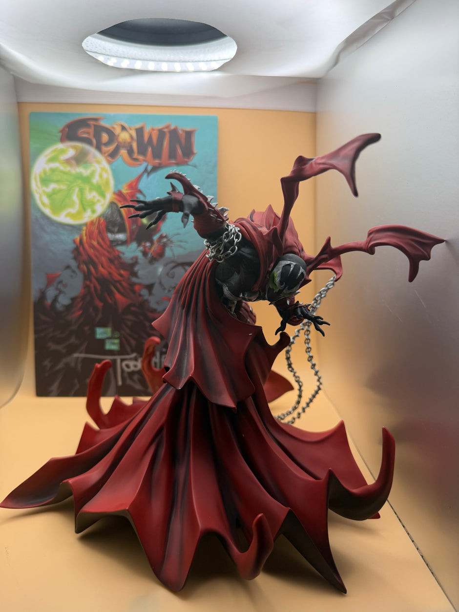 Spawn Black, White and Red All Over by Greg Capullo 1:10 Scale Resin Statue