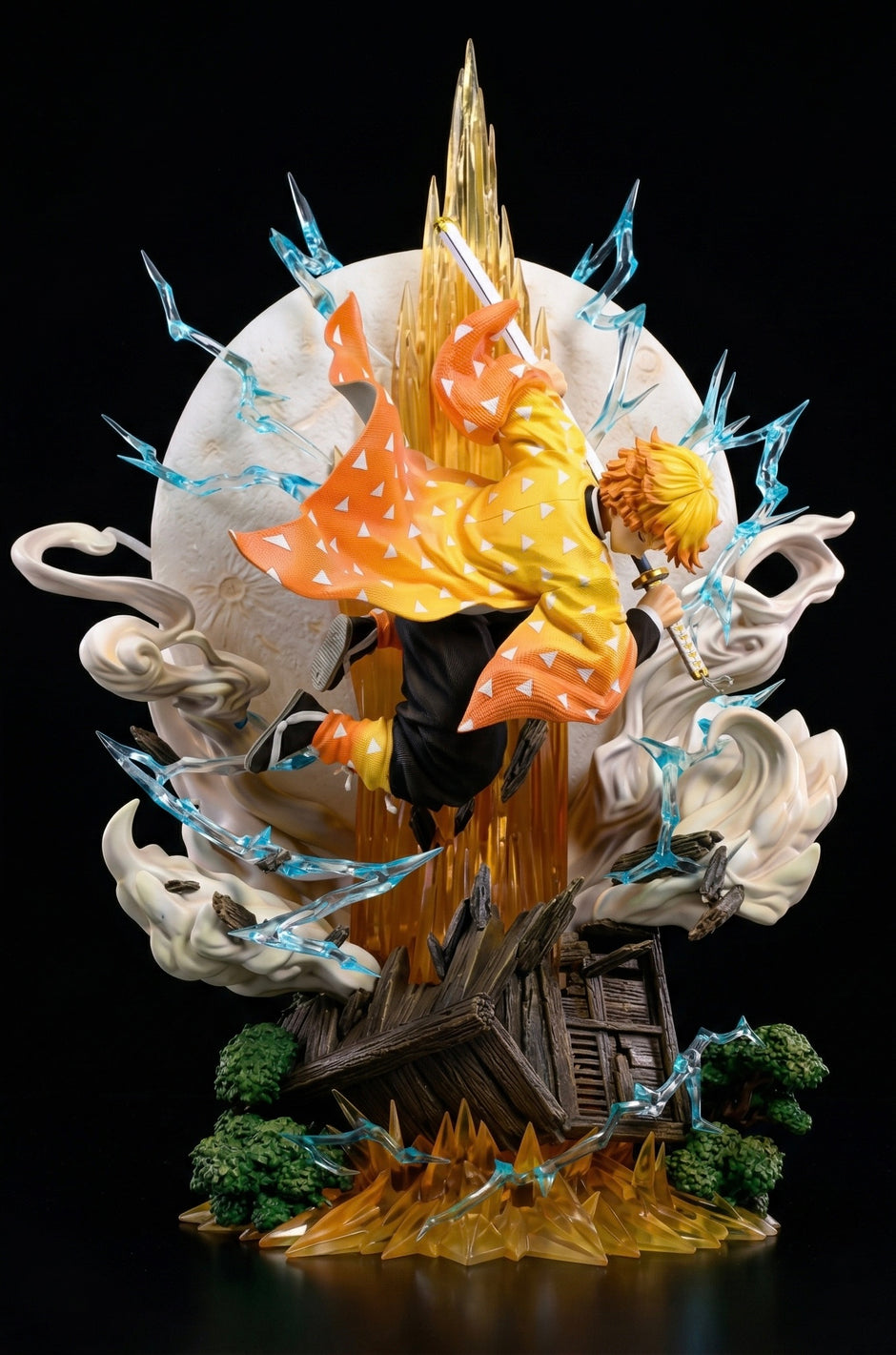 Demon Slayer Zenitsu Agatsuma Light-Up Resin 1:5 Scale Statue